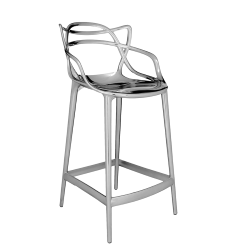 KARTELL stool MASTERS STOOL H 65 cm METAL PRECIOUS COLLECTION