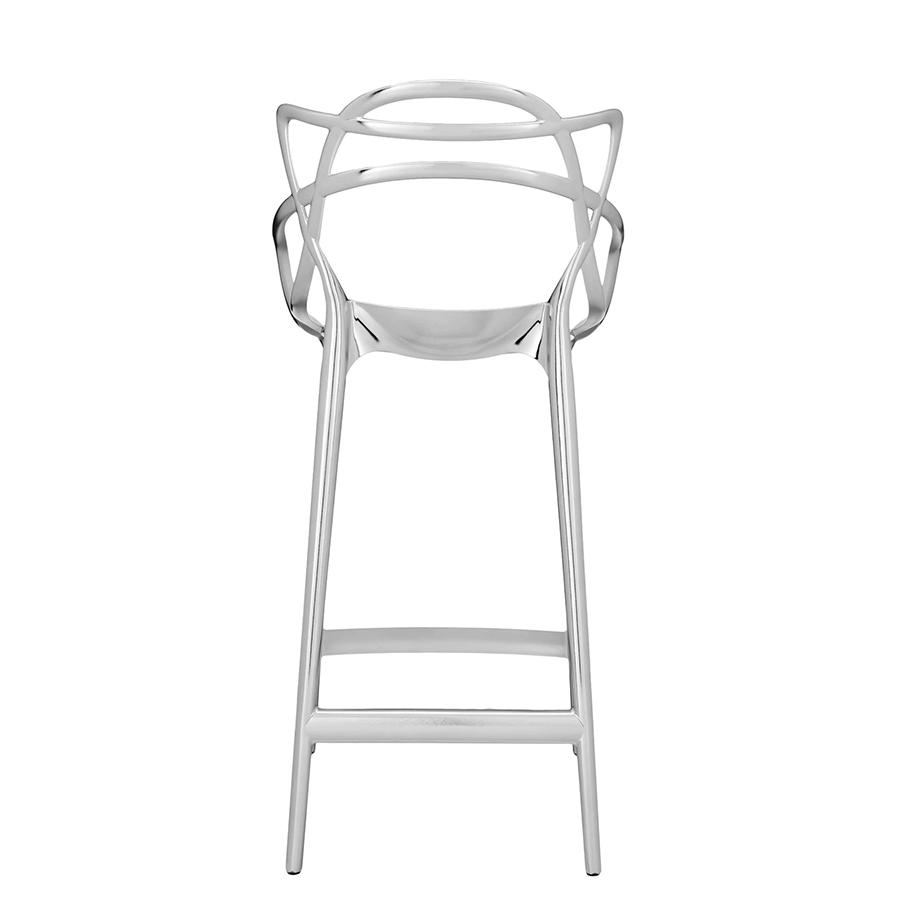 KARTELL stool MASTERS STOOL H 65 cm METAL PRECIOUS COLLECTION