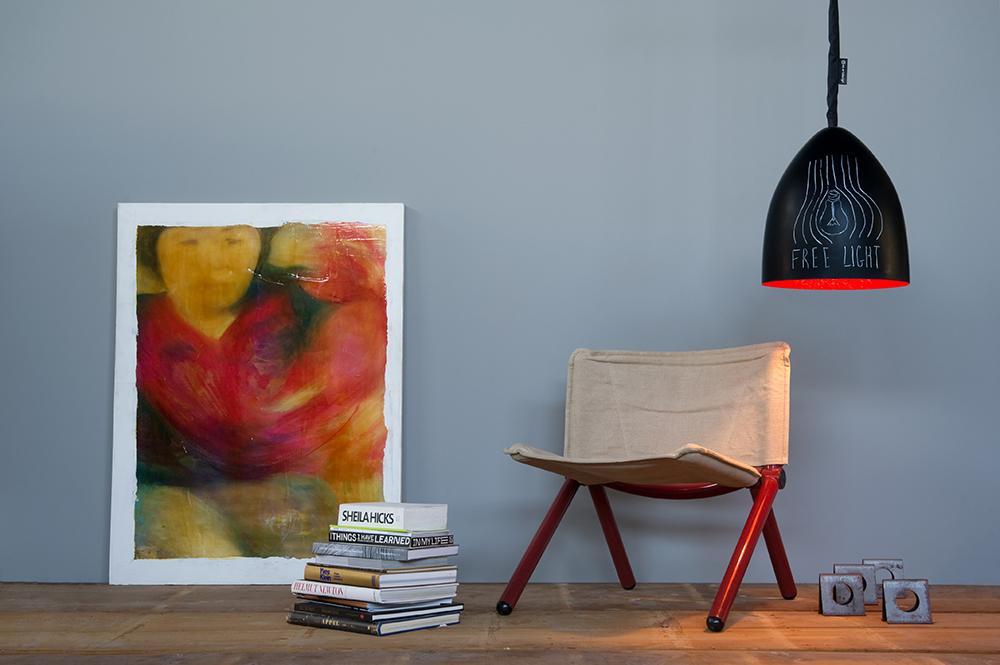 IN-ES.ARTDESIGN lampe à suspension FLOWER S LAVAGNA