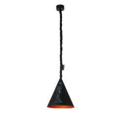 IN-ES.ARTDESIGN lampe à suspension JAZZ S LAVAGNA