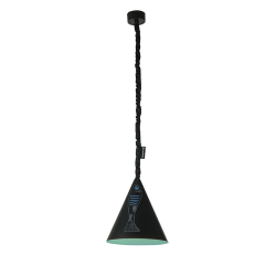 IN-ES.ARTDESIGN lampe à suspension JAZZ S LAVAGNA