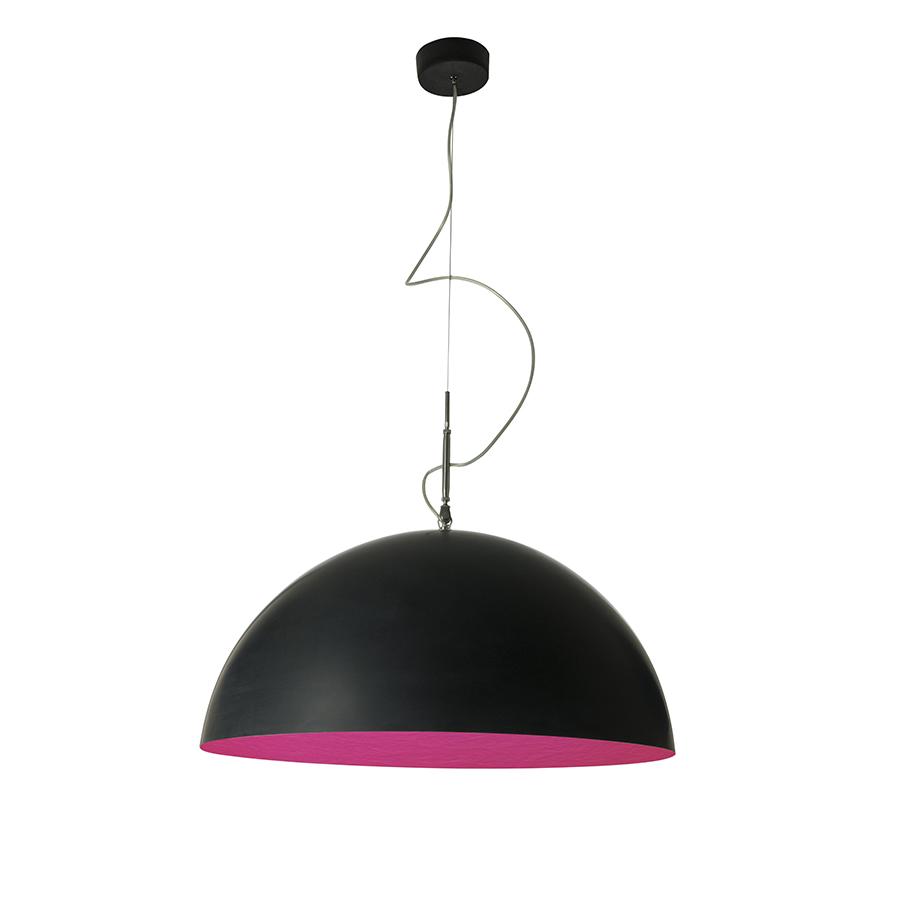 IN-ES.ARTDESIGN lampe à suspension MEZZA LUNA 1 LAVAGNA