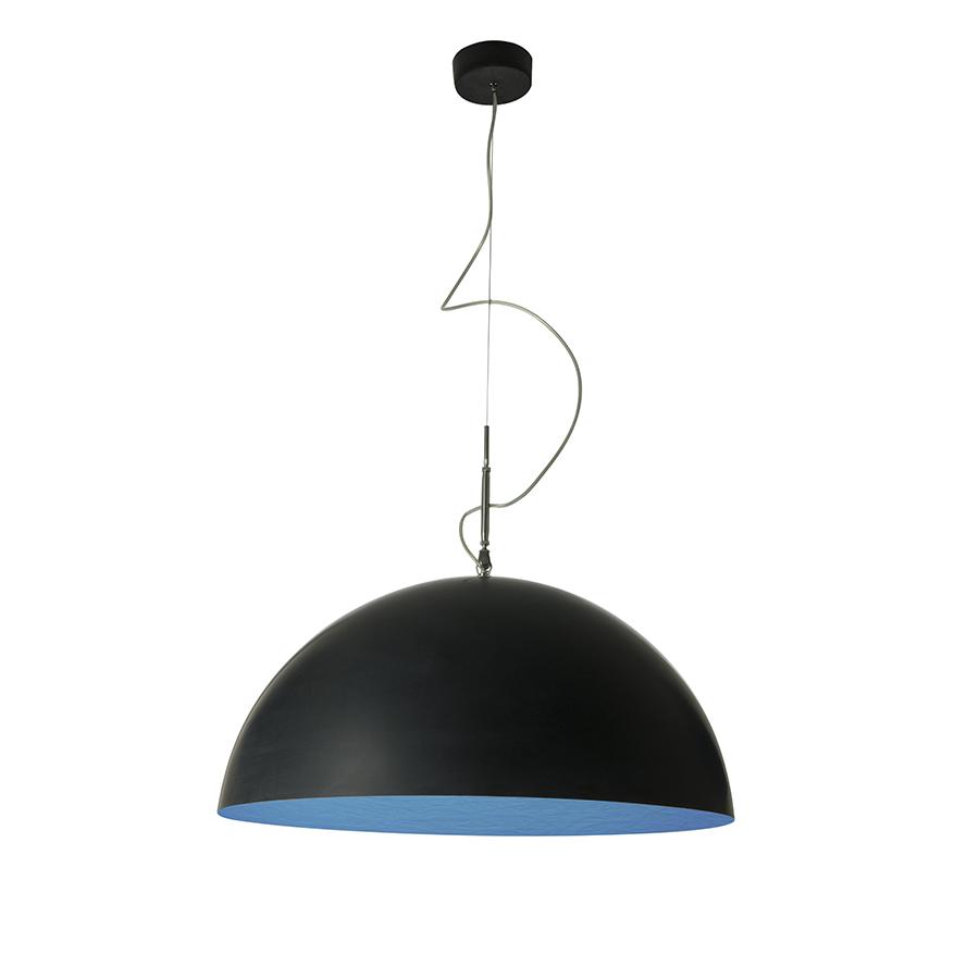 IN-ES.ARTDESIGN lampe à suspension MEZZA LUNA 1 LAVAGNA