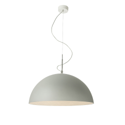 IN-ES.ARTDESIGN lampe à suspension MEZZA LUNA 1 CEMENTO