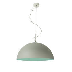 IN-ES.ARTDESIGN lampe à suspension MEZZA LUNA 1 CEMENTO