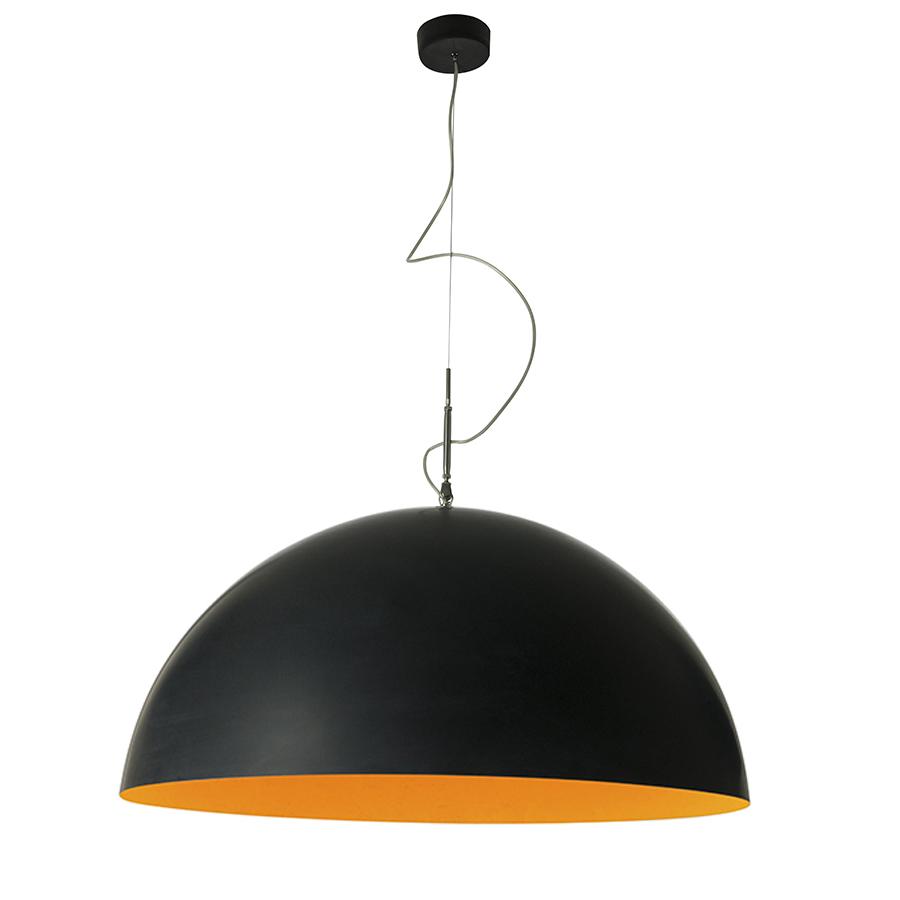 IN-ES.ARTDESIGN lampe à suspension MEZZA LUNA 2 LAVAGNA