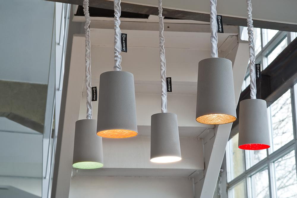 IN-ES.ARTDESIGN lampe à suspension PAINT CEMENTO