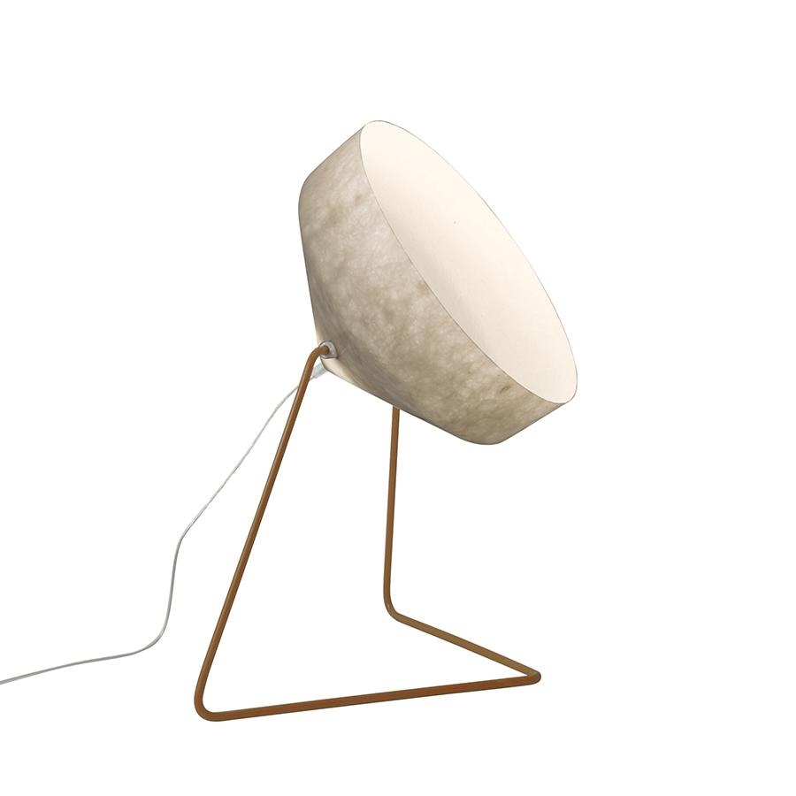 IN-ES.ARTDESIGN lampadaire CYRCUS F NEBULA (Base bronze - acier et Nebulite)