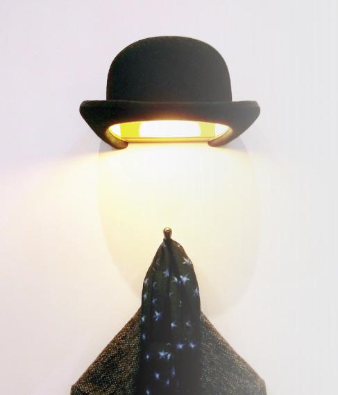 INNERMOST wall lamp with hat JEEVES WALL