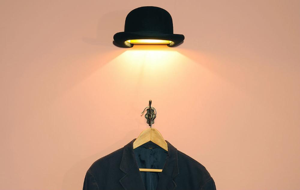 INNERMOST wall lamp with hat JEEVES WALL