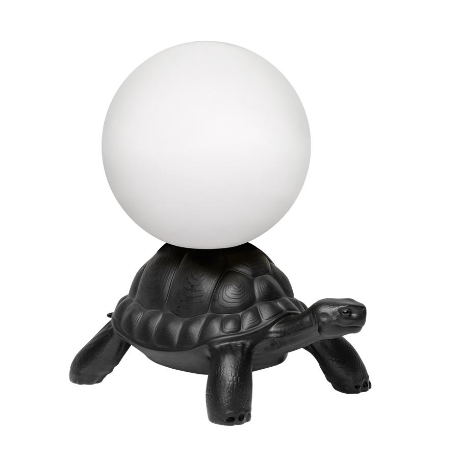 QEEBOO lampadaire TURTLE CARRY LAMP (Noir - Polyéthylène)