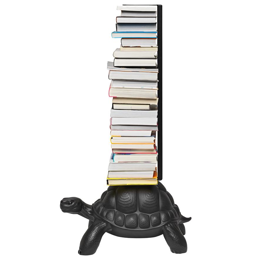 QEEBOO bibliothèque verticale TURTLE CARRY BOOKCASE (Noir