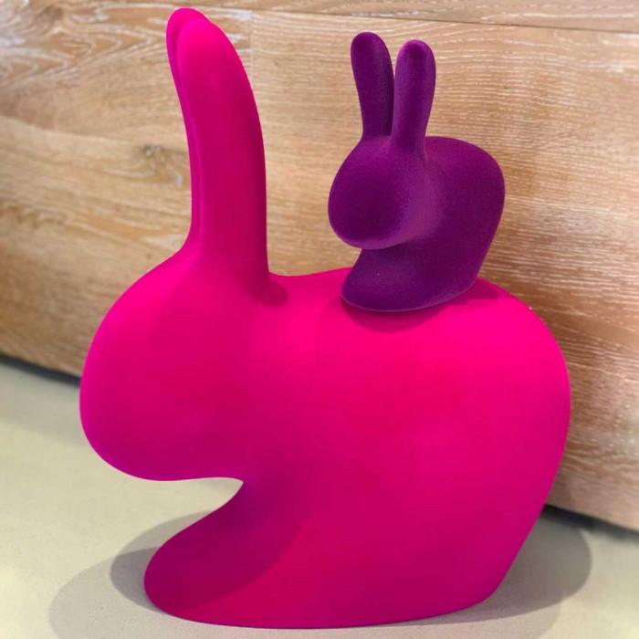 QEEBOO chaise RABBIT CHAIR VELVET FINISH
