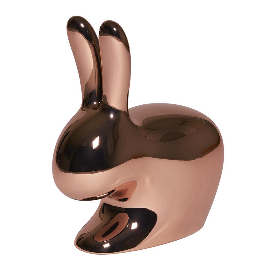 QEEBOO chaise RABBIT CHAIR METAL FINISH (Cuivre - Polyéthylène)