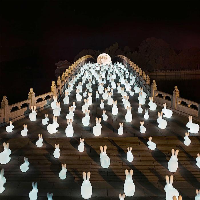 QEEBOO outdoor floor lamp RABBIT SMALL LAMP LED RGB