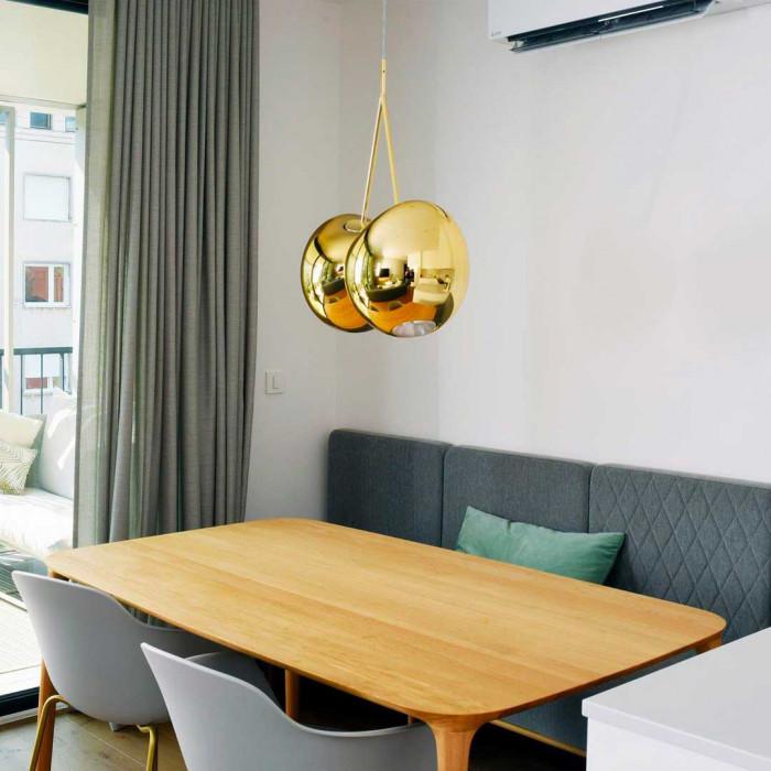 QEEBOO suspension lamp CHERRY LAMP METAL FINISH