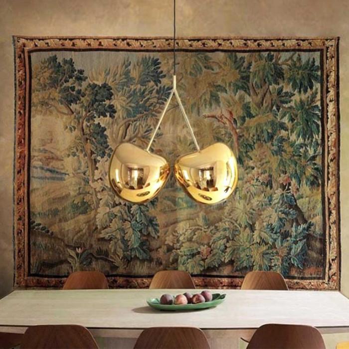 QEEBOO suspension lamp CHERRY LAMP METAL FINISH