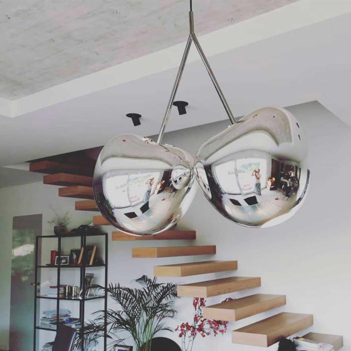 QEEBOO suspension lamp CHERRY LAMP METAL FINISH