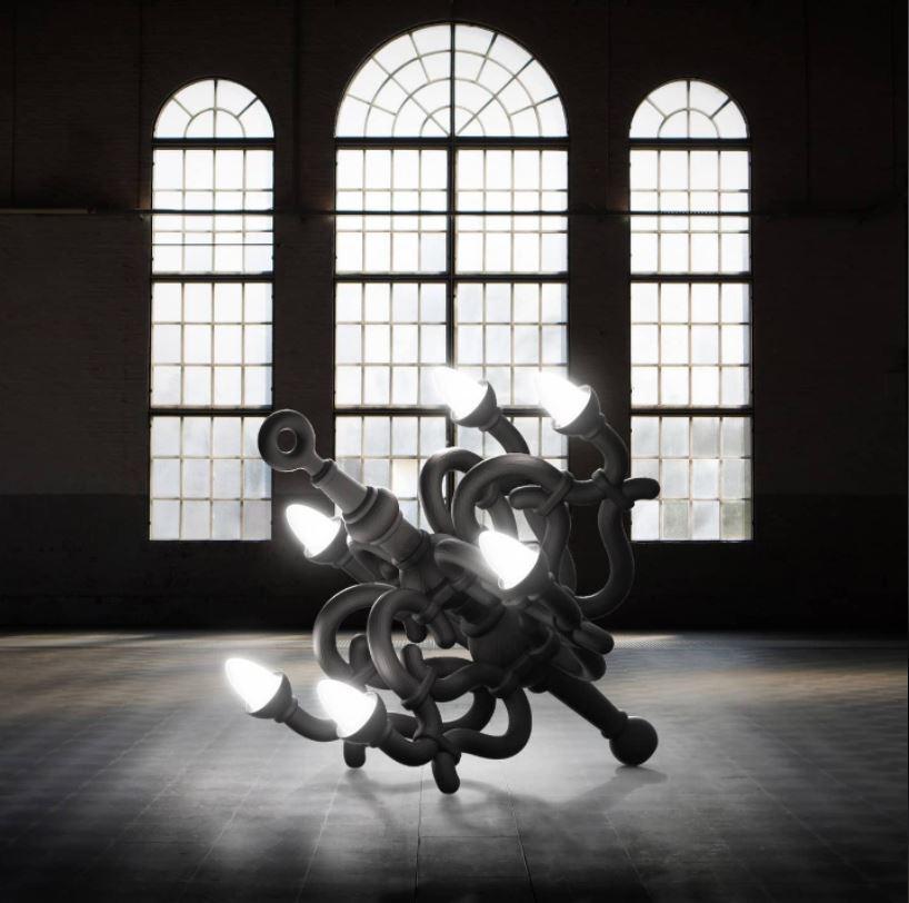 QEEBOO outdoor floor lamp FALLEN CHANDELIER M