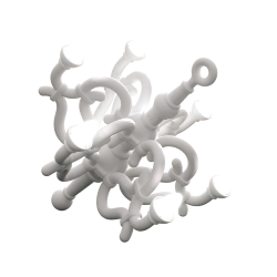 QEEBOO lampadaire pour l'extérieur FALLEN CHANDELIER M