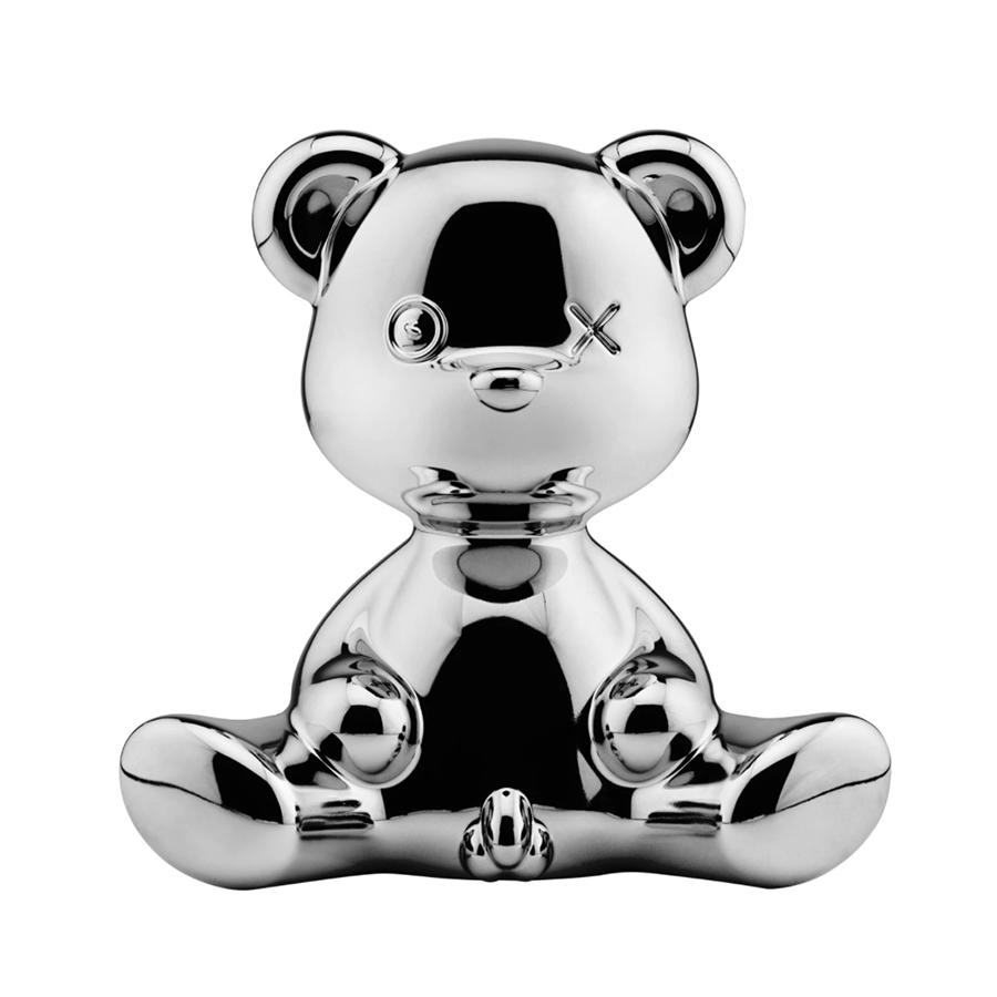 QEEBOO lampe de table TEDDY BOY METAL FINISH (Argent - Polyéthylène)