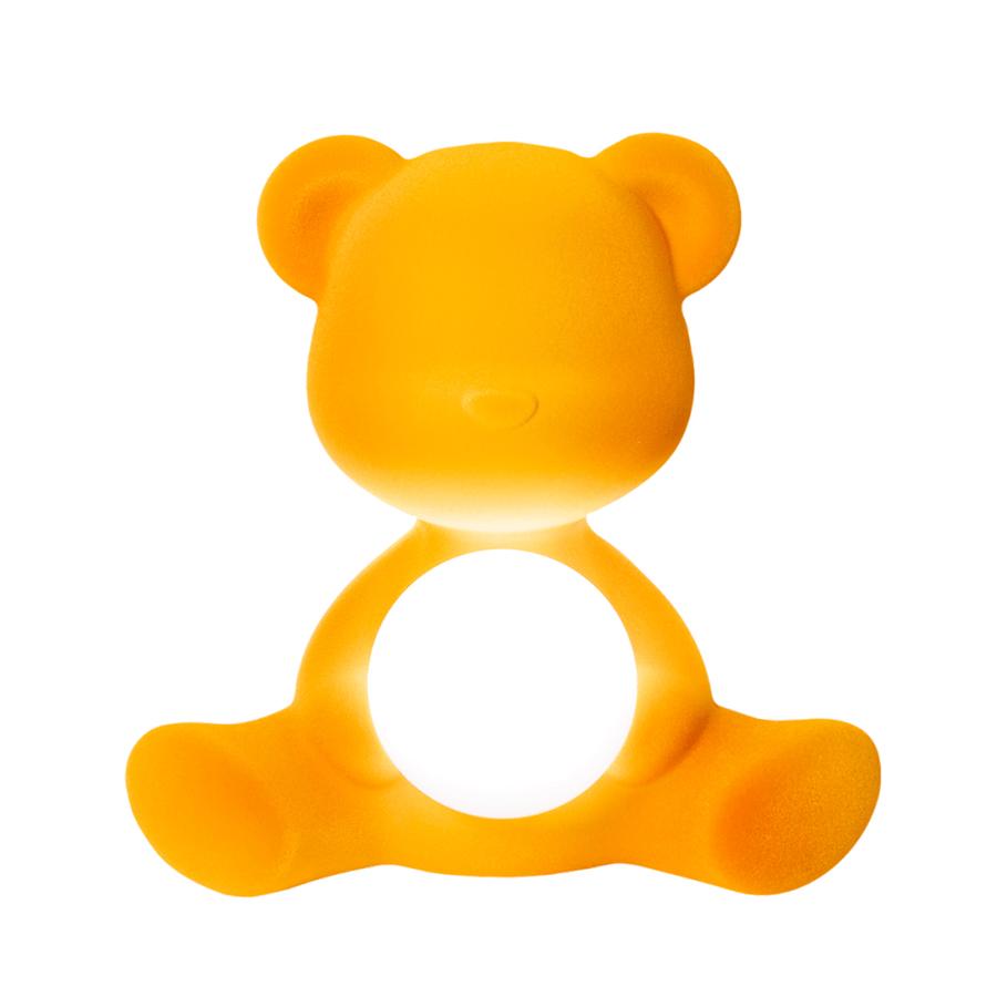 QEEBOO lampe de table TEDDY GIRL VELVET FINISH (Or foncé - Polyéthylène et velours)