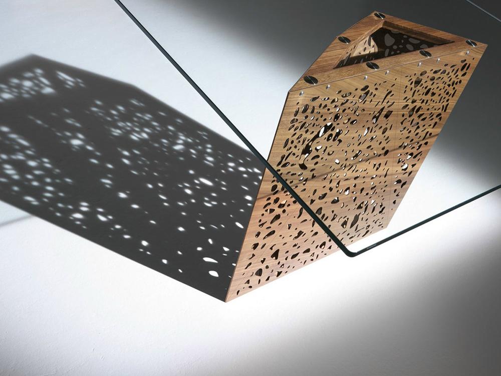 HORM table rectangulaire RIDDLED TABLE