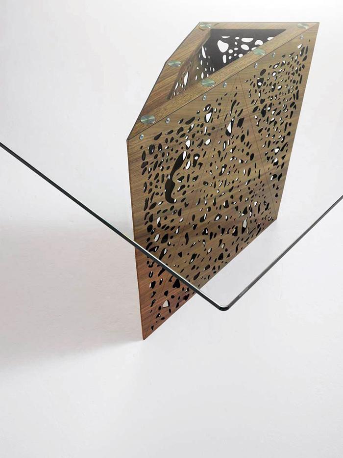 HORM table rectangulaire RIDDLED TABLE