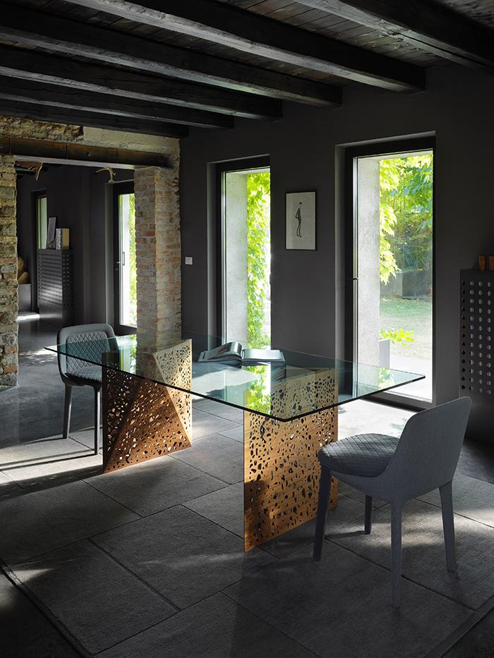 HORM table rectangulaire RIDDLED TABLE