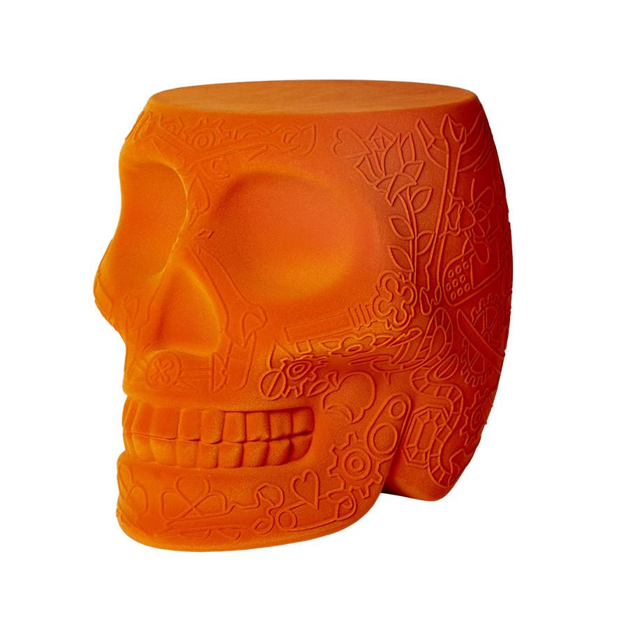 QEEBOO MEXICO STOOL AND SIDE TABLE VELVET FINISH