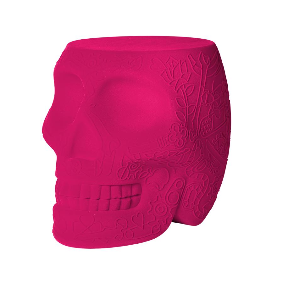 QEEBOO MEXICO STOOL AND SIDE TABLE VELVET FINISH