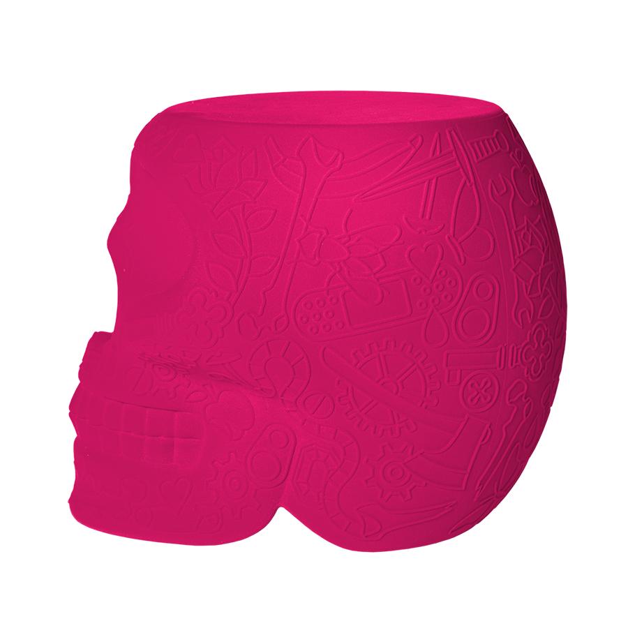 QEEBOO MEXICO STOOL AND SIDE TABLE VELVET FINISH