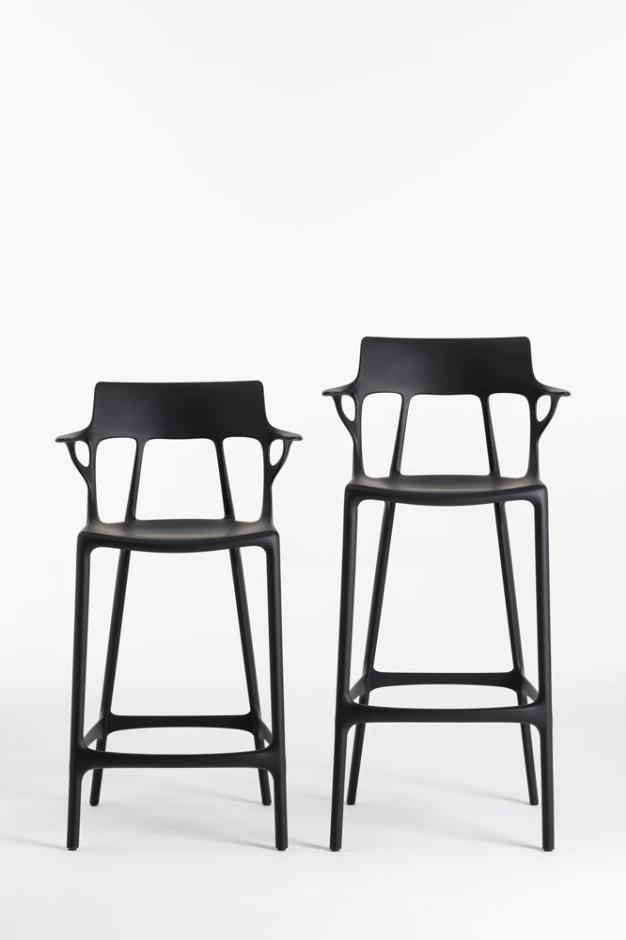 KARTELL stool A.I. STOOL RECYCLED H 75 cm