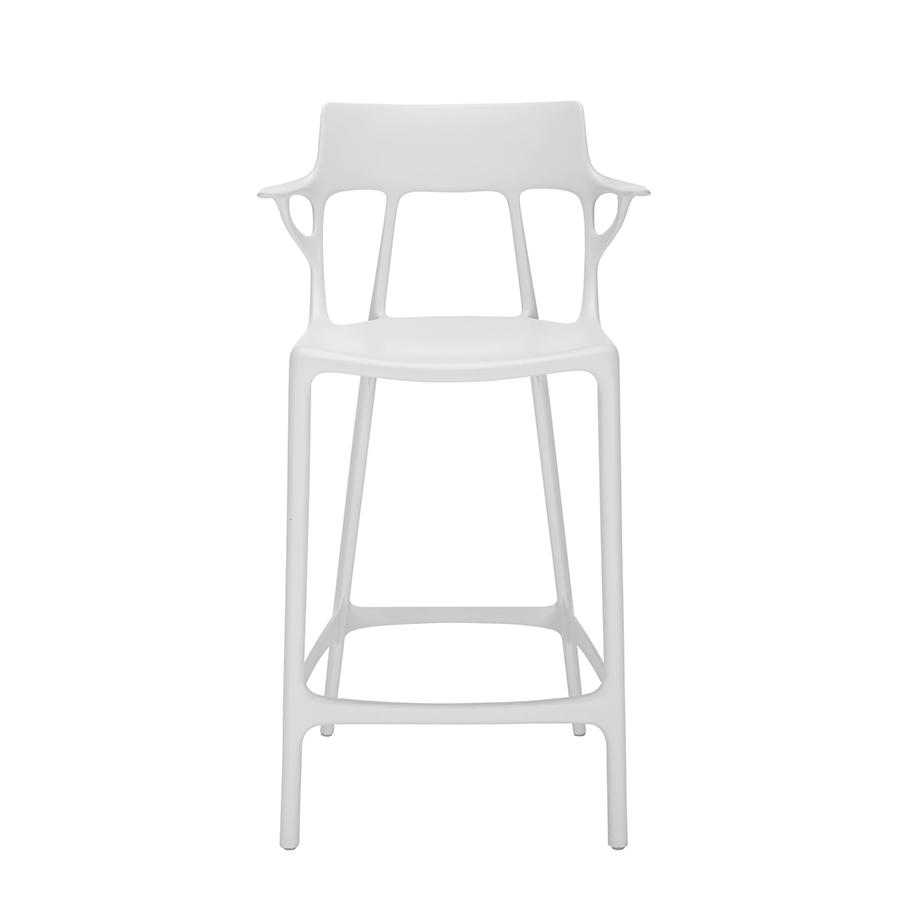KARTELL tabouret A.I. STOOL RECYCLED H 65 cm