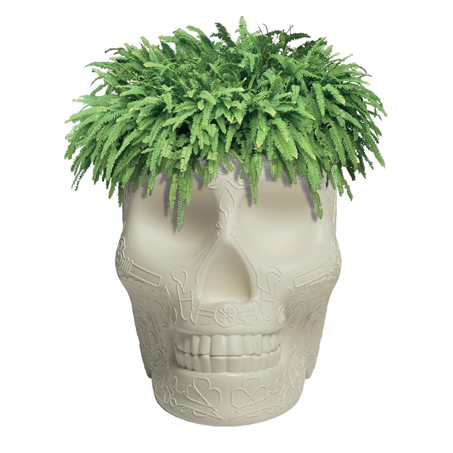 QEEBOO vase MEXICO PLANTER (Ivoire - Polyéthylène)