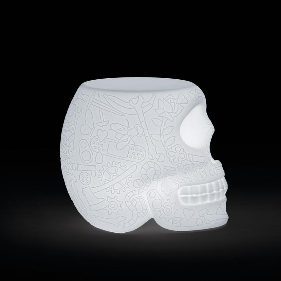 QEEBOO tabouret et table basse avec éclairage MEXICO STOOL AND SIDE TABLE LED RGB