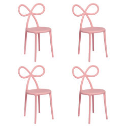 QEEBOO set de 4 chaises RIBBON CHAIR