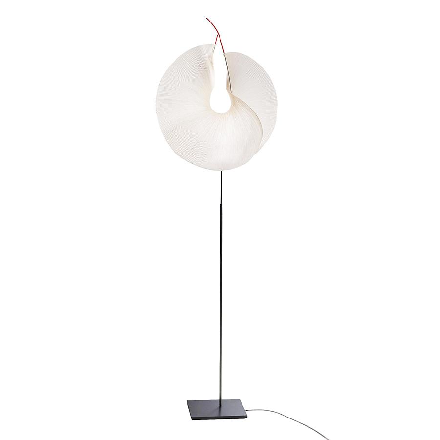 INGO MAURER lampadaire YORUBA ROSE FLOOR (H 130 / 160 cm - Papier japonnais et métal)