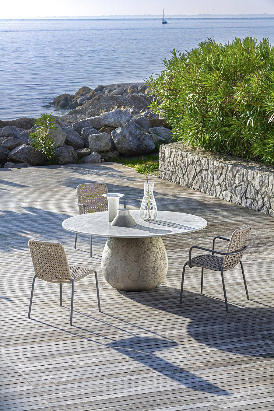GERVASONI outdoor round table INOUT 834