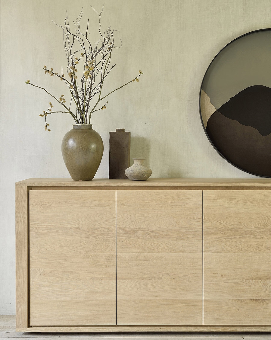 ETHNICRAFT sideboard SHADOW with 3 doors