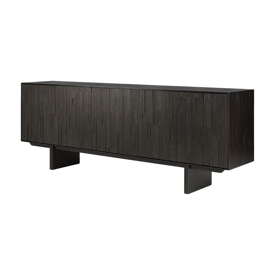 ETHNICRAFT sideboard MOSAIC with 4 doors