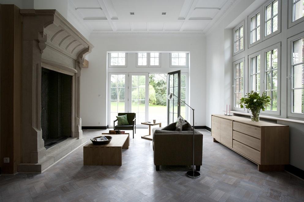 ETHNICRAFT sideboard WAVE with 2 doors and 3 drawers