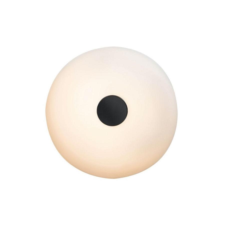 FONTANA ARTE lampe murale applique ou lampe au plafond plafonnier TROPICO MOYENNE (Noir - Verre et m