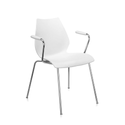 KARTELL set of 2 chairs with arms MAUI