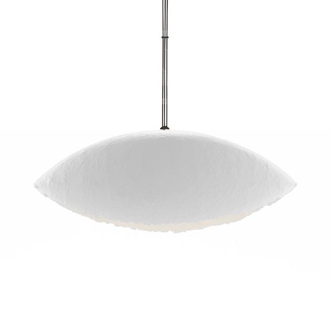CATELLANI & SMITH lampe à suspension POSTKRISI 52 (Blanc - Fibre de verre et métal)