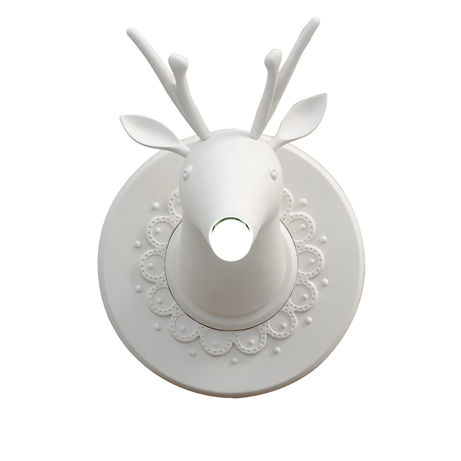 KARMAN lampe murale applique MARNIN (Blanc Opaque - Céramique)
