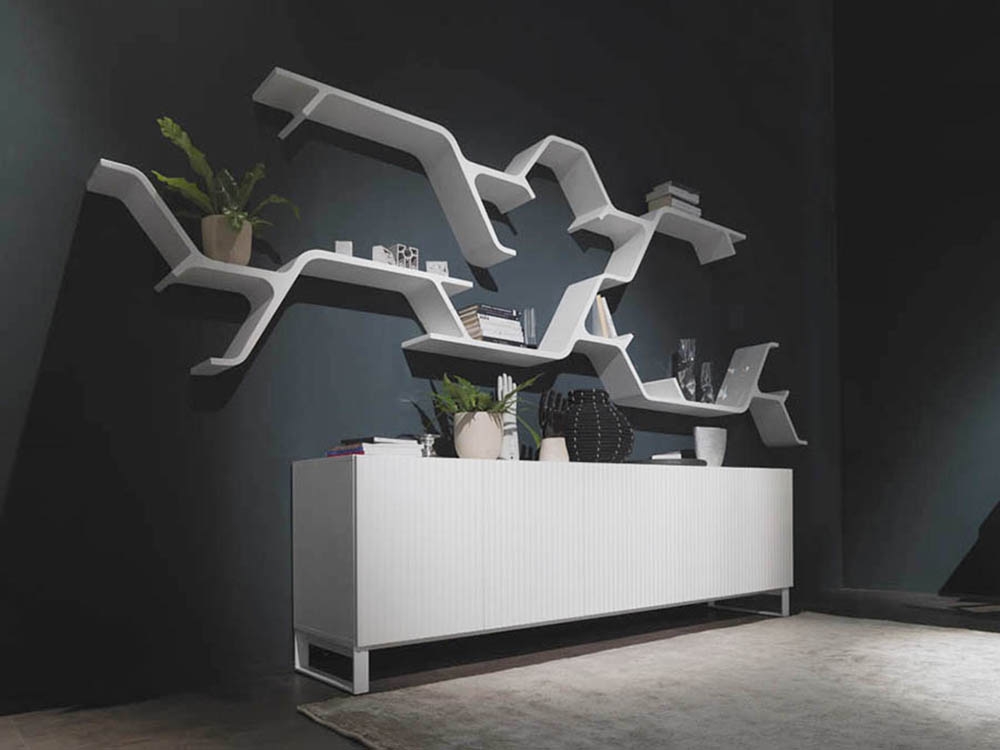 HORM buffet avec 4 portes LEON sur base Minimal Design L 192 cm