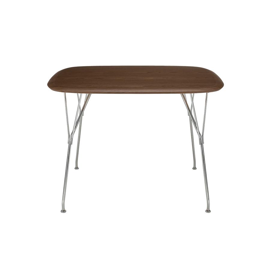KARTELL table VISCOUNT OF WOOD 100 x 100 cm