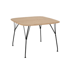 KARTELL table VISCOUNT OF WOOD 100 x 100 cm