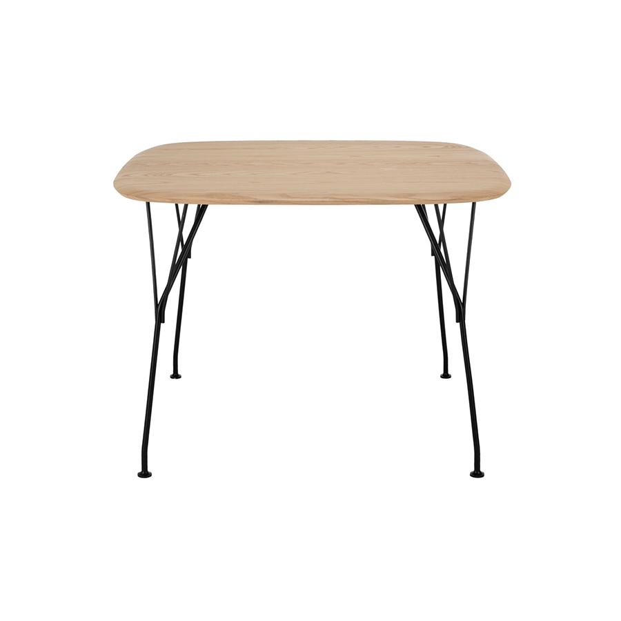 KARTELL table VISCOUNT OF WOOD 100 x 100 cm